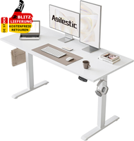 HöHenverstellbarer Schreibtisch 120X60Cm Mit Memory Ergonomischer Computertisch