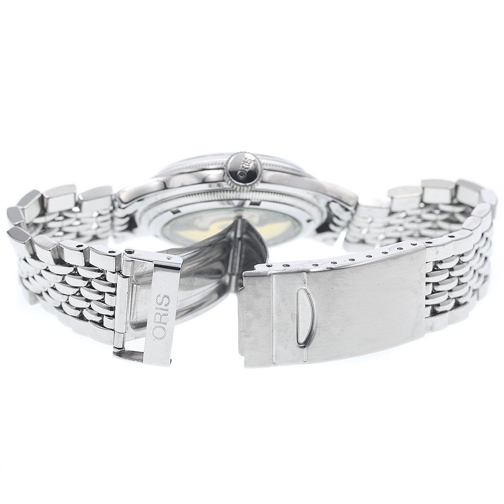 ORIS Pointer date Ref.7463C Small seconds black D… - image 3