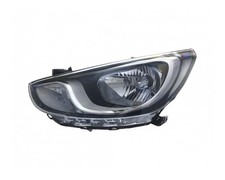 Set Scheinwerfer mit Glühbirnen H4 mit Stellmotor für Hyundai Accent IV 12-14