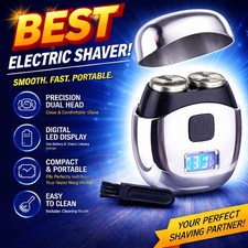 Men's USB Electric Shaver Trimmer Razor Rechargeable Hair Beard Shaving Machine