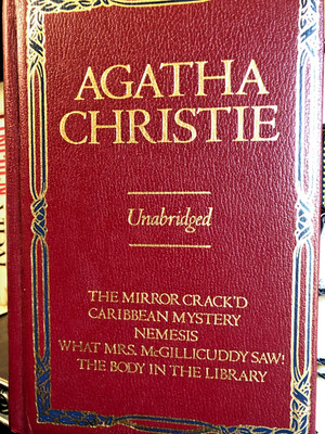 Agatha Christie: Unabridged 5 Mrs. Marple, Red Hardcover Leatherette 1980 Avenel