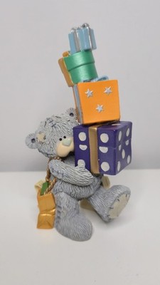 Me To You Tatty Teddy Figurine  ''Shop 'Til You Drop'' Good Condition 2003 Retired