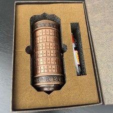 Da Vinci Code Mini Cryptex Lock Puzzle Box W/...