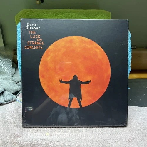 David Gilmour THE LUCK AND STRANGE CONCERTS New Sealed Black Vinyl 4 LP Box Set