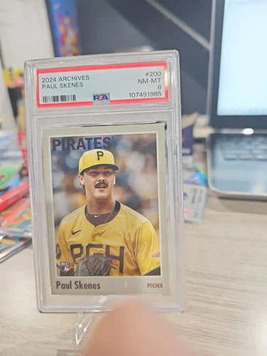 2024 TOPPS ARCHIVES 200 PAUL SKENES - PSA 8 b