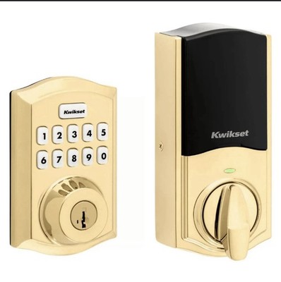 Kwikset Home Connect 620 Z-Wave Plus Smart Lock Brass 98920-003