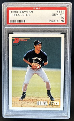 1993 Bowman Derek Jeter Rookie RC #511 New York Yankees PSA 10 GEM MINT