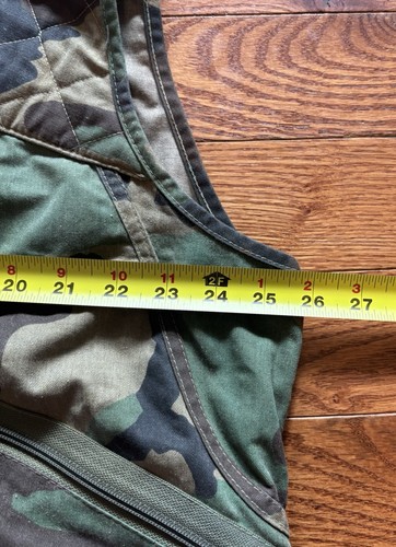 De Colección Abercrombie & Fitch Bolsa de Juego Multi Bolsillo Camuflaje Chaleco de Caza PARA HOMBRES XXL - Imagen 10 de 10