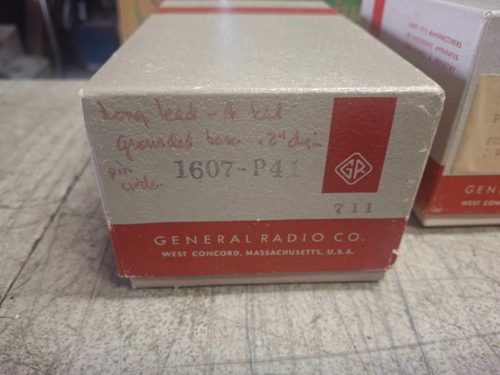 LOT OF GENERAL RADIO COMPANY PARTS U-Line Section CABLES AIR LINES & MORE