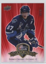 2022-23 Upper Deck CHL CHL Graduates Red 2/99 Sidney Crosby #CG3 0g4