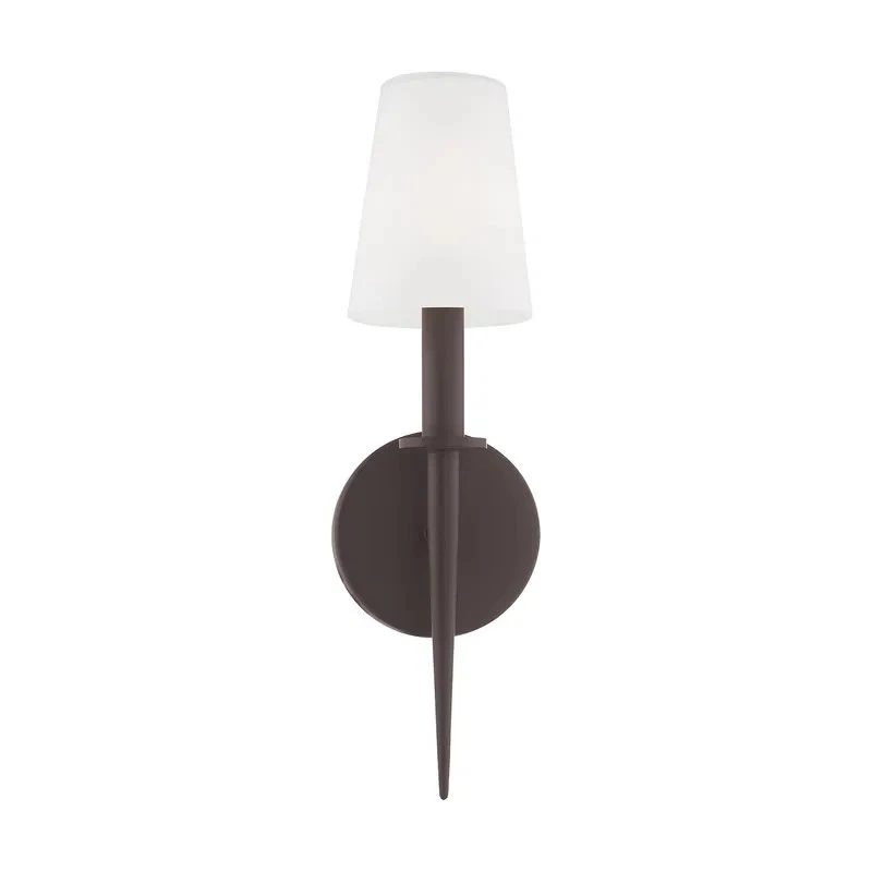 Aplique de pared Livex Lighting 1 luz bronce, 41692-07 - 4,25" bronce con op satinado Foto 3 de 4