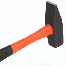 Hammer 1kg Kopfgewicht Glasfaserstiel gummiert f&uuml;r Werkstatt Baustelle