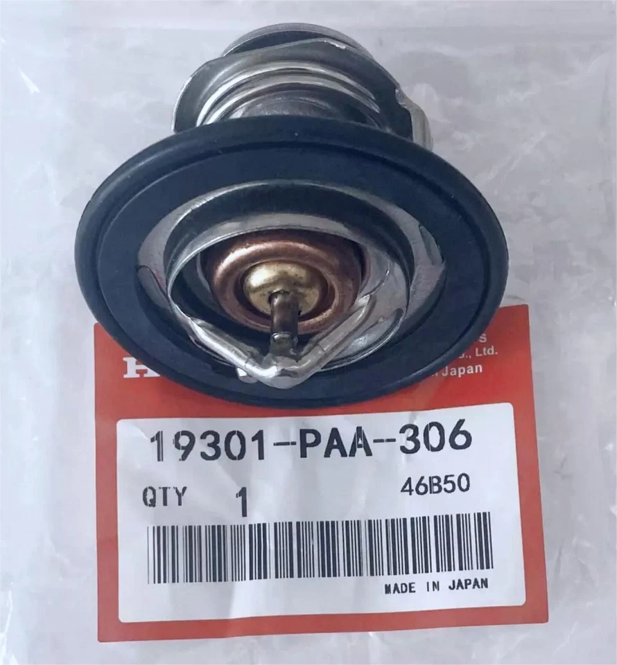 Termostato de motor genuino OEM 19301-PAA-306 con junta para Acura CL Honda Civic Foto 3 de 4