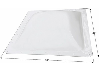 Icon 12604 SL2424W RV Skylight 24'' x 24'' - Translucent White