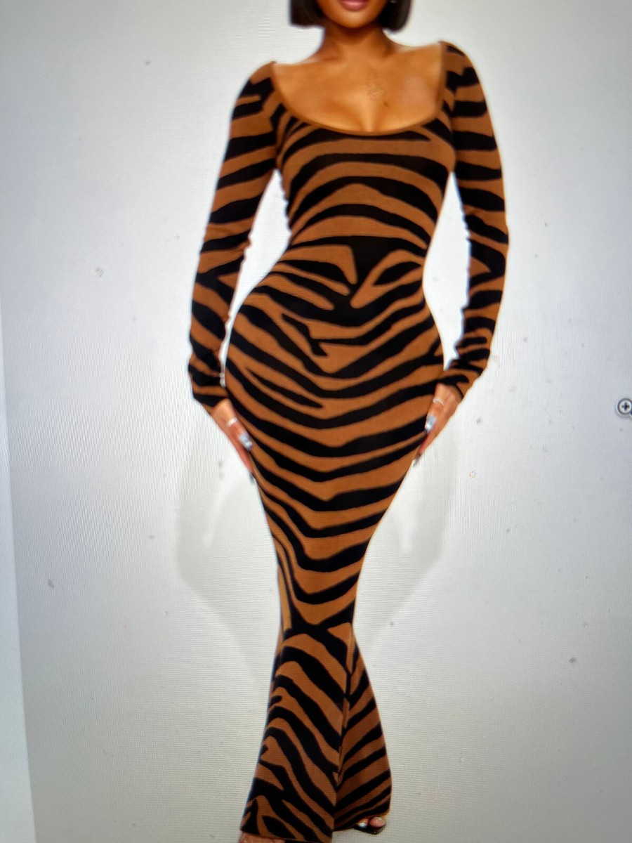 Fashion Nova Sutton Sweater Maxi Dress, Sz L Worn Once | eBay