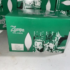 25 PCS 25-WATT  120 v Candelabra base ZAMPA STRAIGHT TIP Frosted light bulbs