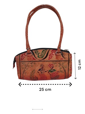 Designer geprägte Tribal Tanz Leder Damen Handtasche Handarbeit Vintage Schultertasche