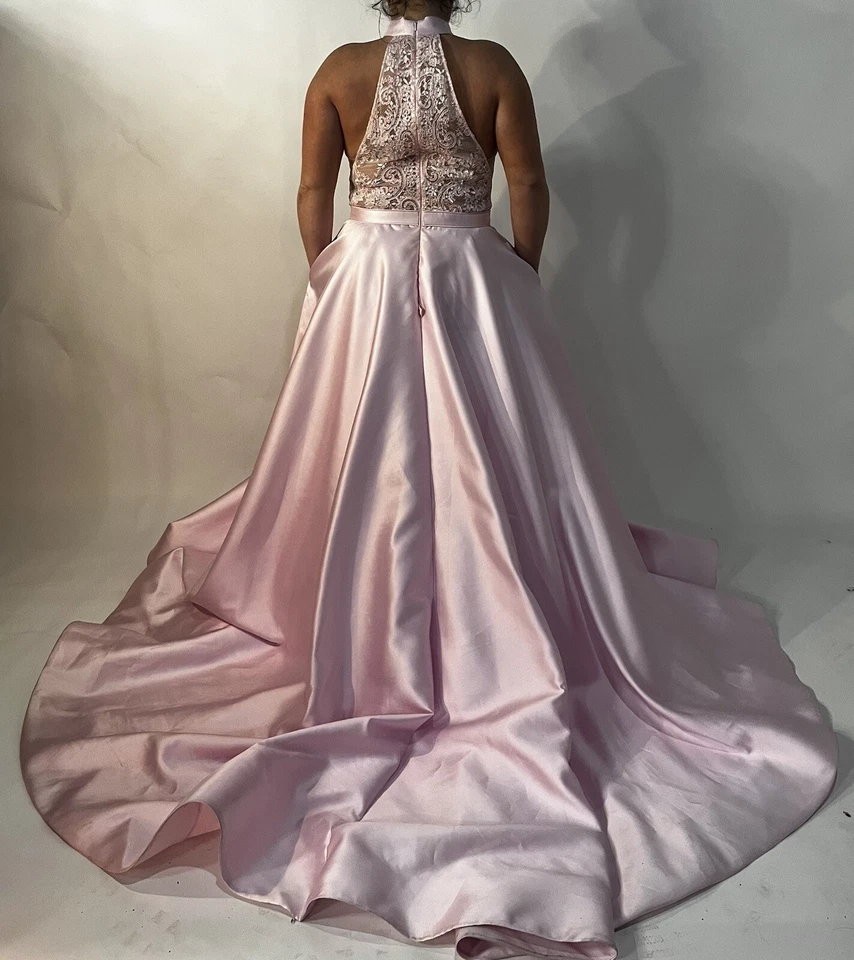 Sherri Hill Light Pink Ball Gown - Size 16 - Image 4 of 4