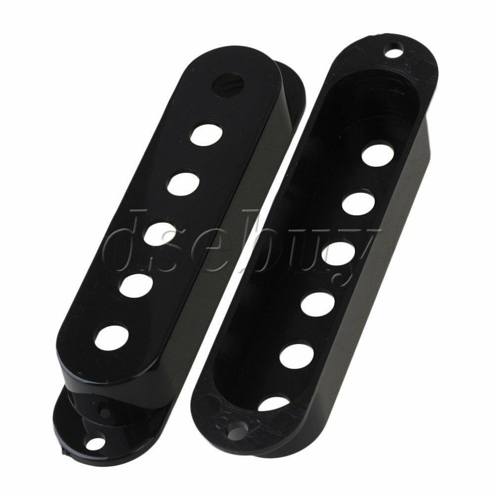Set Da 3 Cover Per Pickup Single Coil Nere – Per Chitarra Elettrica