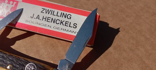 Zwilling J.A. Henckels Folding Pocket Knife Hand Honed Solingen Germany - Picture 3 of 12
