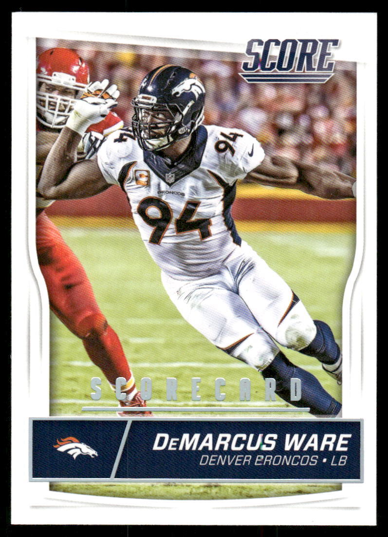 2016 Score DeMarcus Ware 103 Scorecard   Denver Broncos