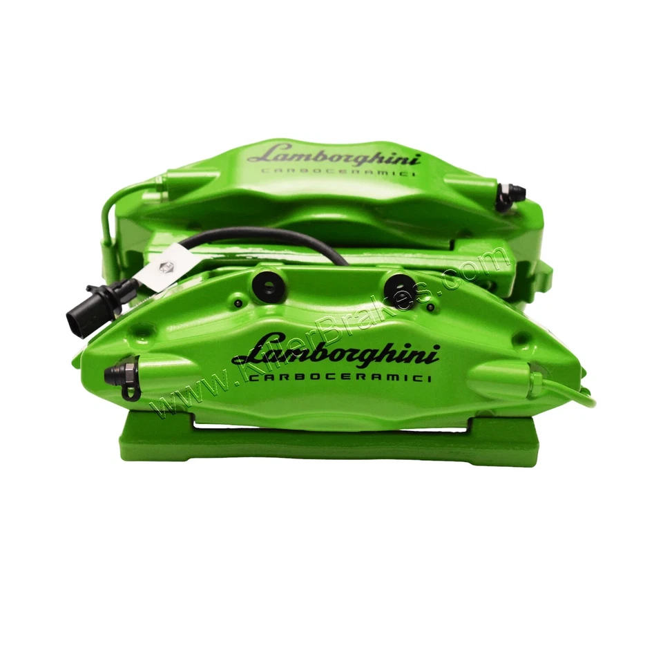 Rear Lamborghini Huracan Audi R8 Ceramic Brake Calipers Brembo 4pot 400615405 40 - Image 3 of 4