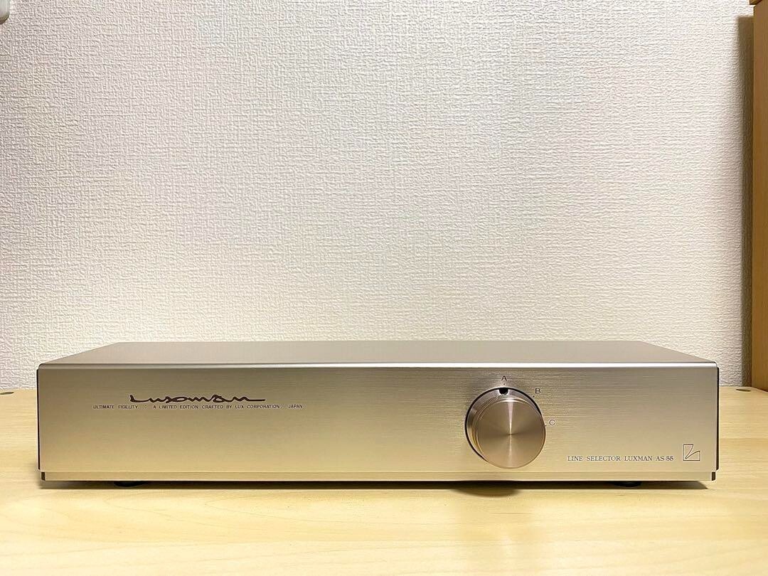 LUXMAN AS-55 Line Selector 3 Speaker Terminals New in Box from 
