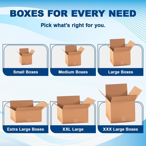 SINGLE WALL CARDBOARD BOXES SMALL MEDIUM LARGE PARCEL SIZE - Picture 9 of 28