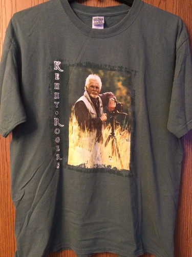 Kenny Rogers - “On Tour”. Green Shirt 