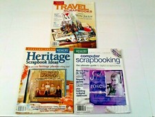 Lot of 3 Memory Makers Scrapbooking Magazines - ALL Special issues
