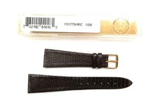 NEW Hadley-Roma HR Brown Leather Lizard Watch Strap Band 22mm Made in Italy
