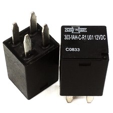 2Pcs Song Chuan 303-1AH-C-R1 U01 12VDC General Purpose Relay 30A 4Pins