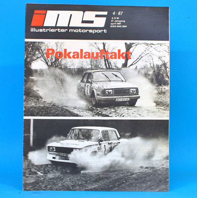 DDR Illustrierter Motorsport IMS 4 1987 Moskwitsch 2141 Ish 2126 MC Hohenstein B