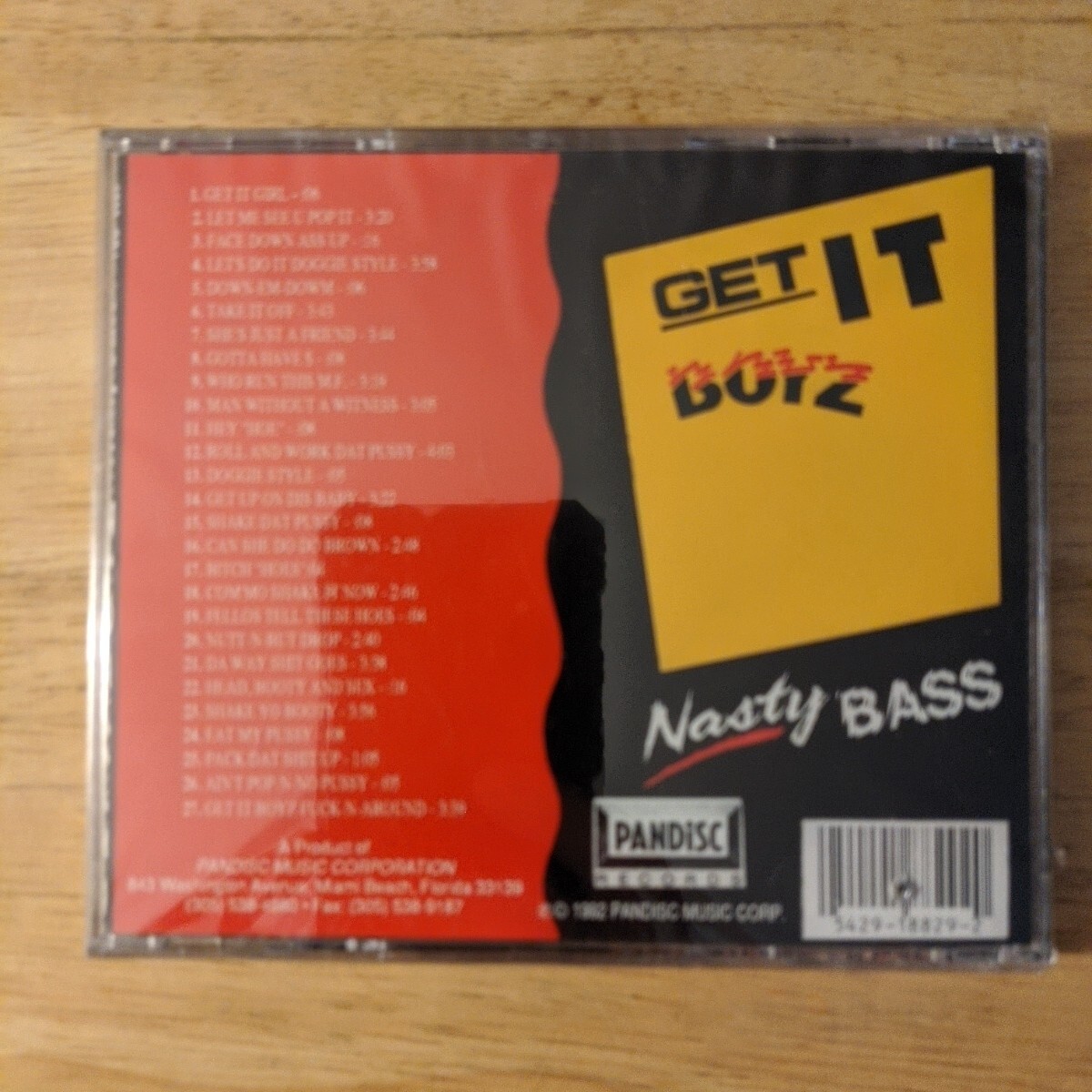 【中古】 Bass Jams GetItBoyz Nasty Bass by Get It Boyz (CD, Apr-1993, Pandisc Records