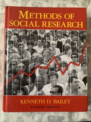 Methods of Social Research by Kenneth D. Bailey (Hardcover, 1995)