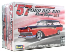 Revell 1957 Ford Del Rio Ranch Wagon 2-In-1 (New Parts) 1/25 Model Car Kit 14548