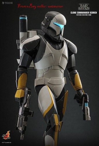 Perfect Hot Toys 1/6 Tms130 Star Wars Clone Commander Scorch In Stock New - Picture 6 of 12