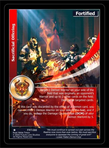 1x Sacrificial Offering NM LRAW Frontiers - Picture 1 of 1