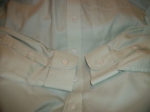 Men's Roundtree & Yorke Gold Label Long Sleeve Button Down Shirt Size L Large - Picture 6 of 9