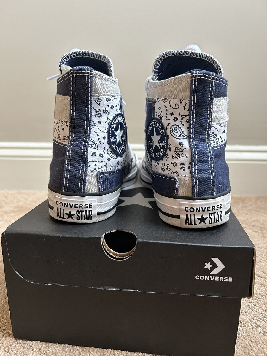 Converse Chuck Taylor All Star High Top Paisley Patchwork Size 6 