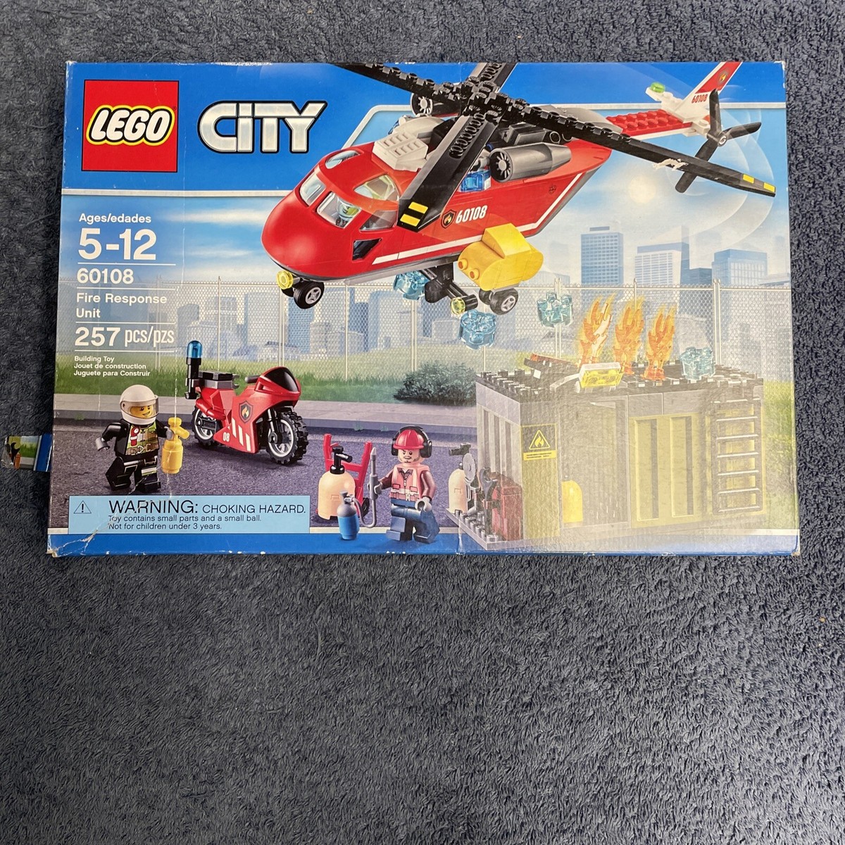 LEGO City 60108 Fire Response Unit Open Box Sealed Bags New