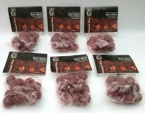 6 Pk Elegant Expressions Cranapple Berry Shaped Fragrance Wax Melt Tarts 1 Oz Ea - Picture 8 of 8