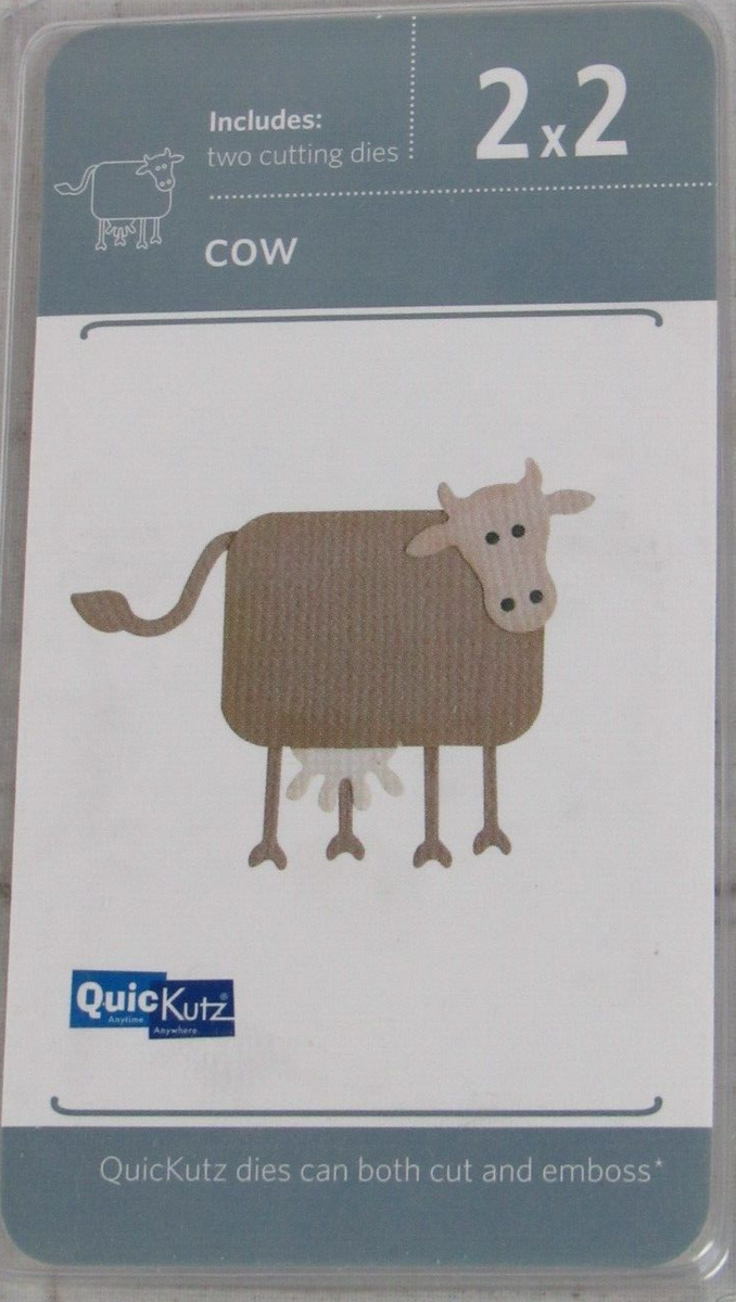 QuicKutz Cow 2x2, 2 Cutting Die Set KS-0527 | eBay