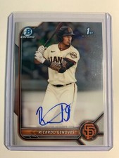2022 Bowman Chrome Ricardo Genoves Bowman 1st Auto SF Giants #CPA-RGV