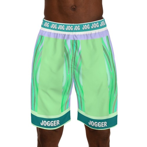 Men's Jogger Shorts (AOP) - Picture 2 of 8