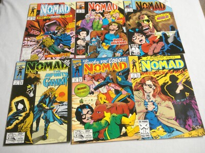 6 Nomad Marvel Comics (vol.2) #7, #10, #11, #12, #13, #14  Fine 1992-93