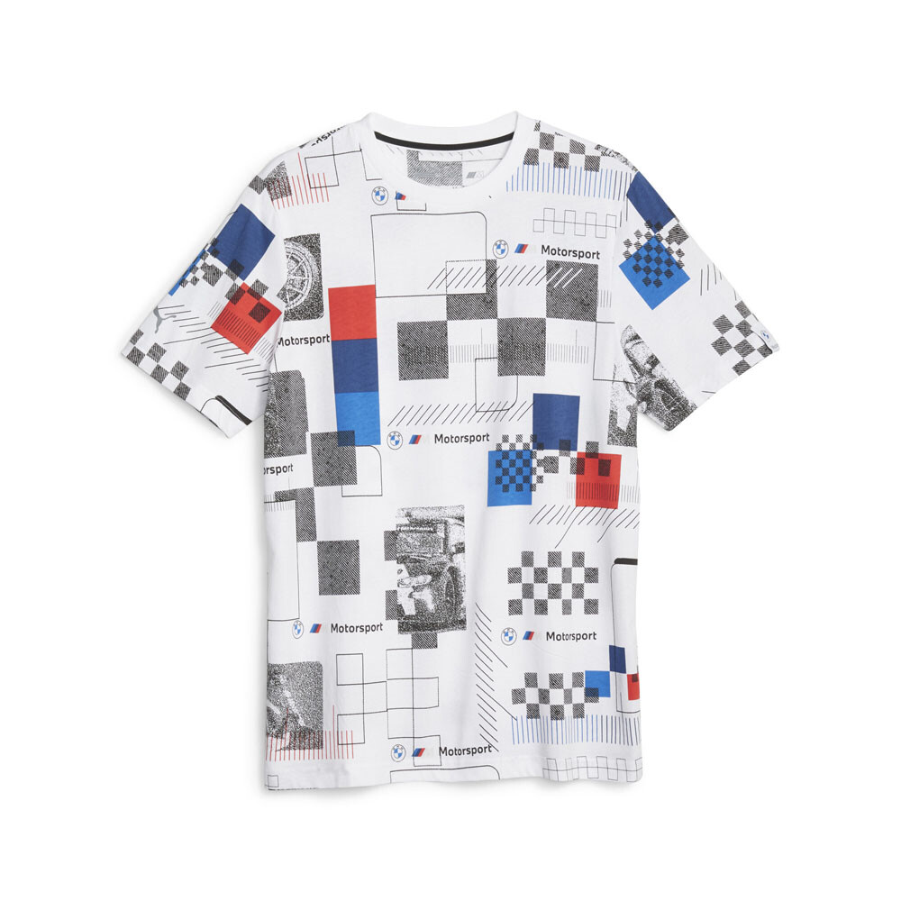 Футболка с круглым вырезом и коротким рукавом Puma Bmw Mms Graphic, мужские повседневные топы размера XXL, 6