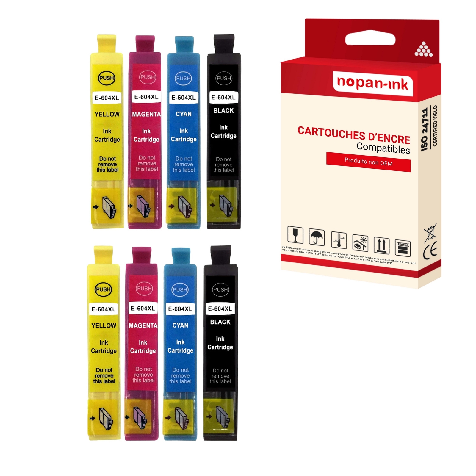 Cartouche 604XL Epson compatible grand volume pour des textes ultra nets