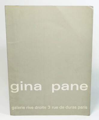 PANE Gina ''Acqua Alta, Pali, Venezia'' 1970 Galerie Rive right. EO. Katalog
