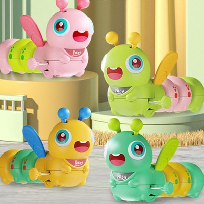 Caterpillar Crawling Toy Early Learning Educational Toy Wind up Color Perception